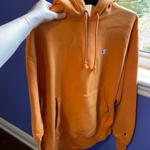 Champion orange hoodie